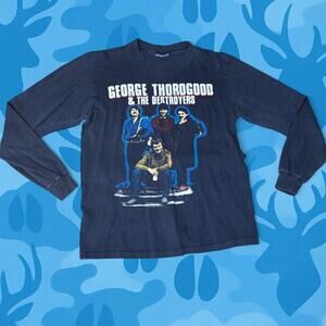 vintage George Thorogood & The Destroyers long sleeve tour shirt Size M